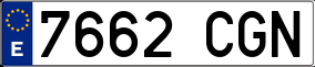 Truck License Plate